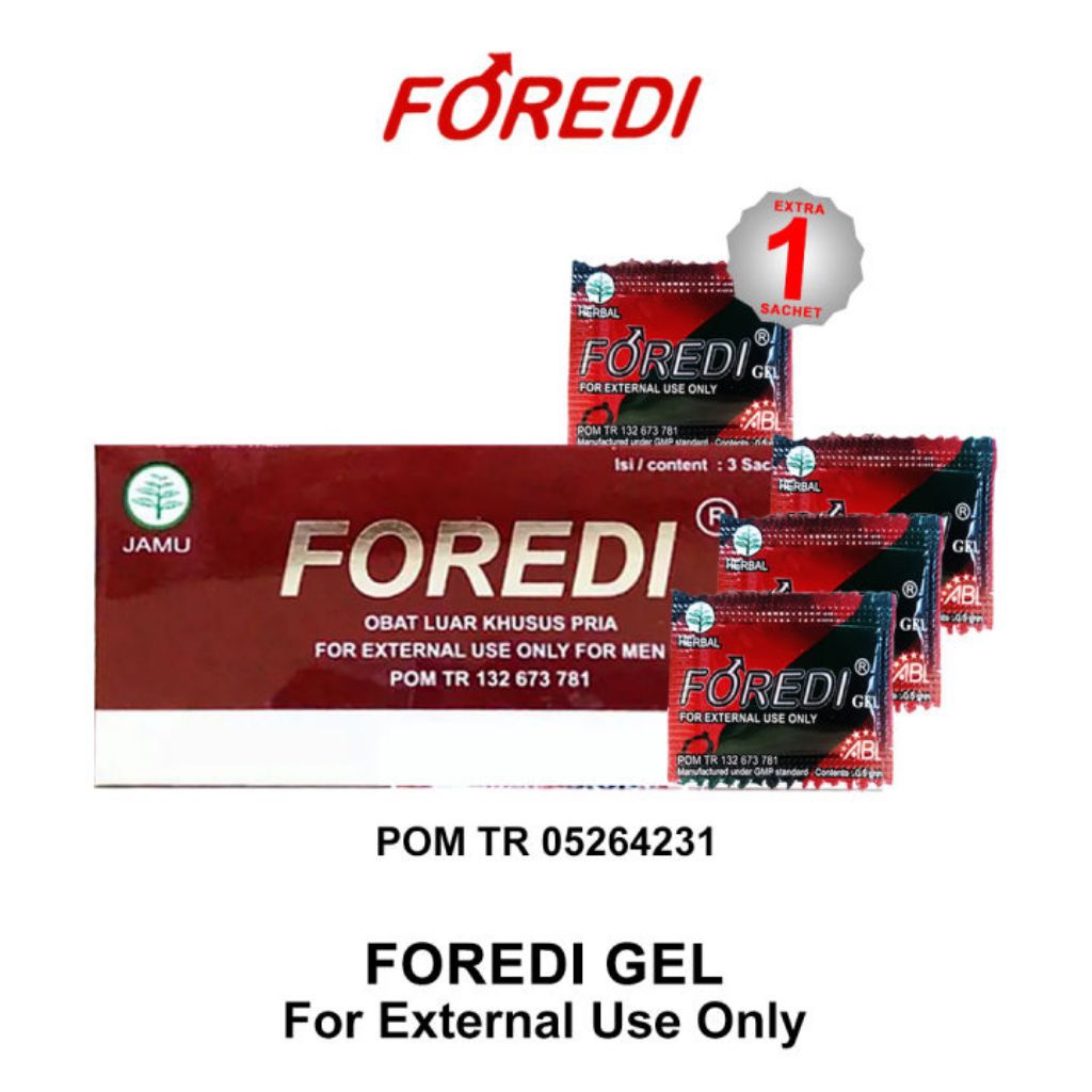 FOREDI - Gel Original PT. ABE 1box isi 4's