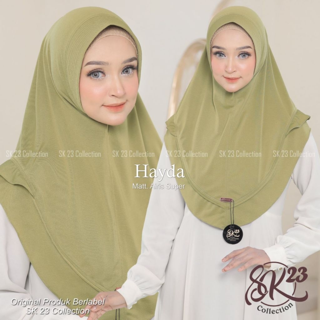 HIJAB SK HAIDA//HIJAB INSTAN BLUSUKAN DEWASA