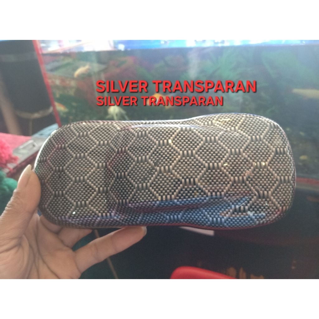 bahan carbon celup WTP motif Hexagon TRANSPARAN terlaris