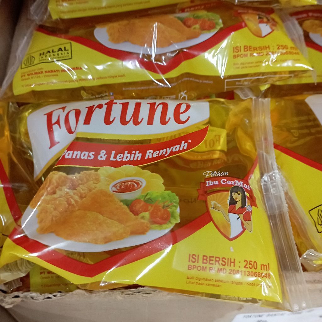 Minyak Goreng Bantal Fortune 250ml Murah