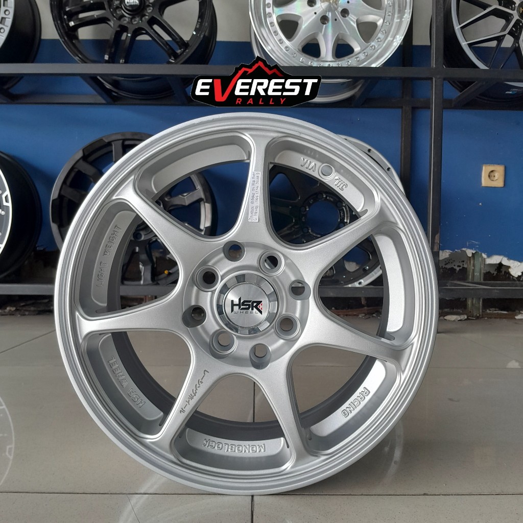 Velg Mobil Ring 14 Silver HSR Sebunsuta Avanza Xenia Jazz
