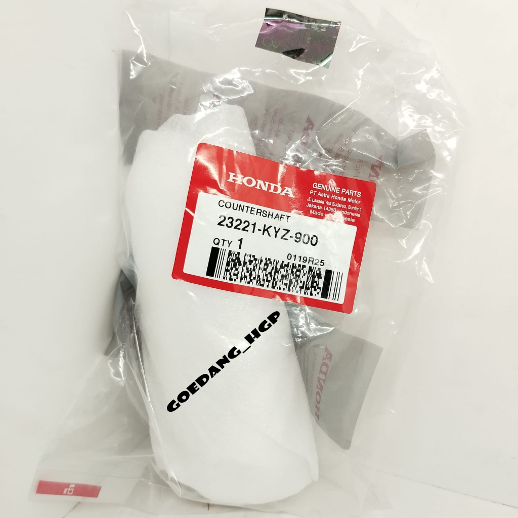 Countershaft Honda Supra X 125 FI New ORI AHM 23221KYZ900