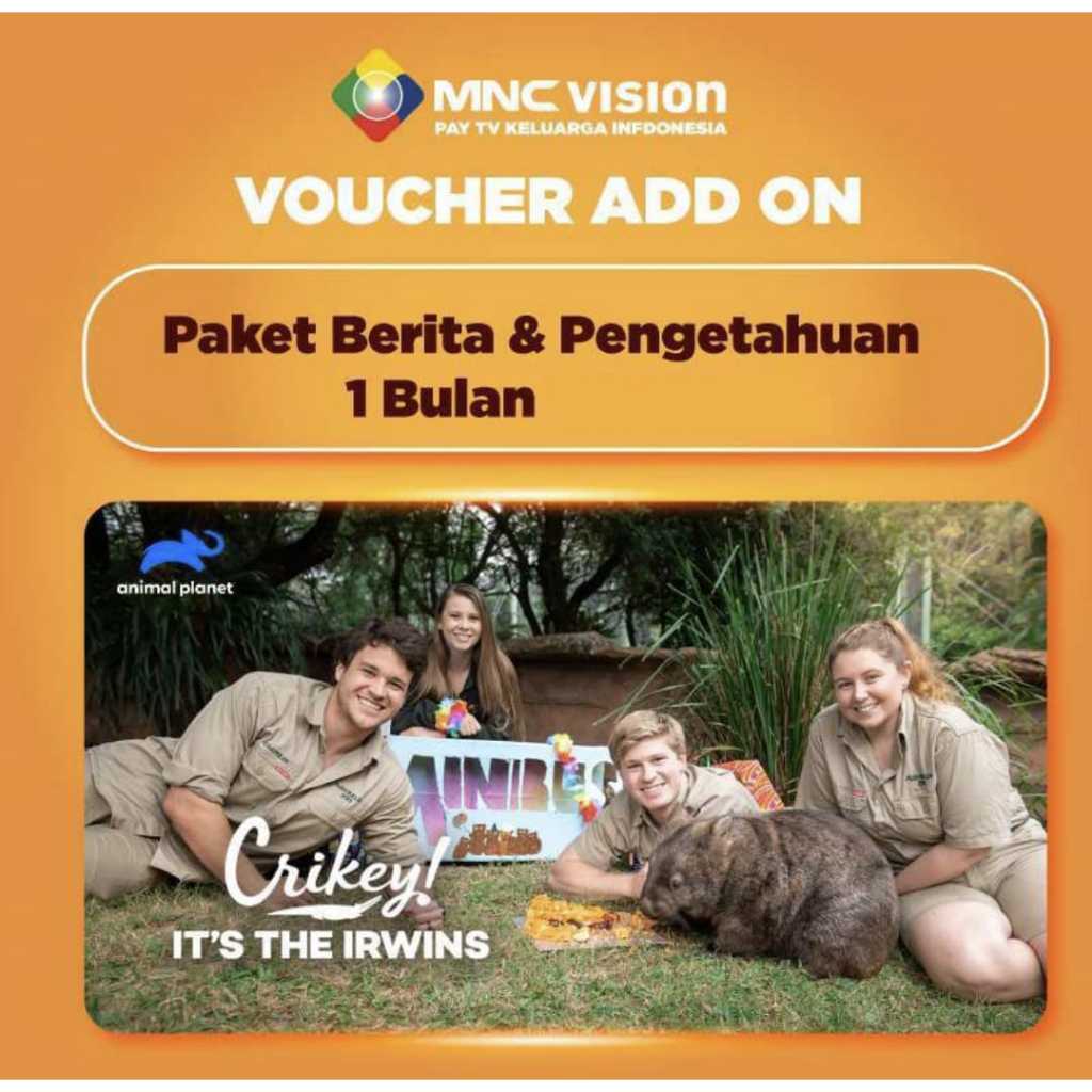 Voucher Paket Add On Jawara MNC Vision Berita dan Pengetahuan 30 Hari