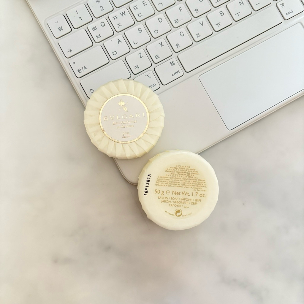 BVLGARI Eau Parfumee Au The Blanc Bar Soap 50gr