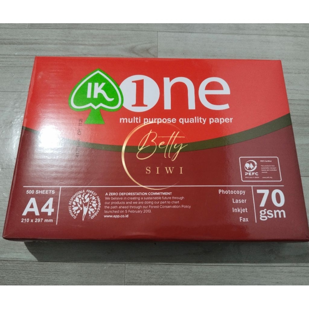 [1Rim] Kertas HVS A4 Aone, print paper ,fotocopy 1rim/500 lembar