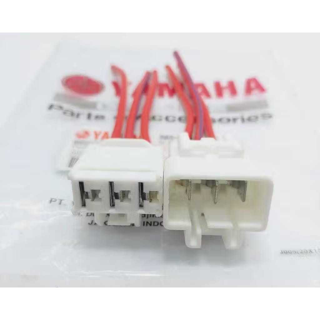 SOKET ECU ECM AGC SOKET SPULL AEROX 155 N-MAX LEXY FREEGO KABEL AVS 5MM 1SET ORIGINAL (B65-H1410-02)