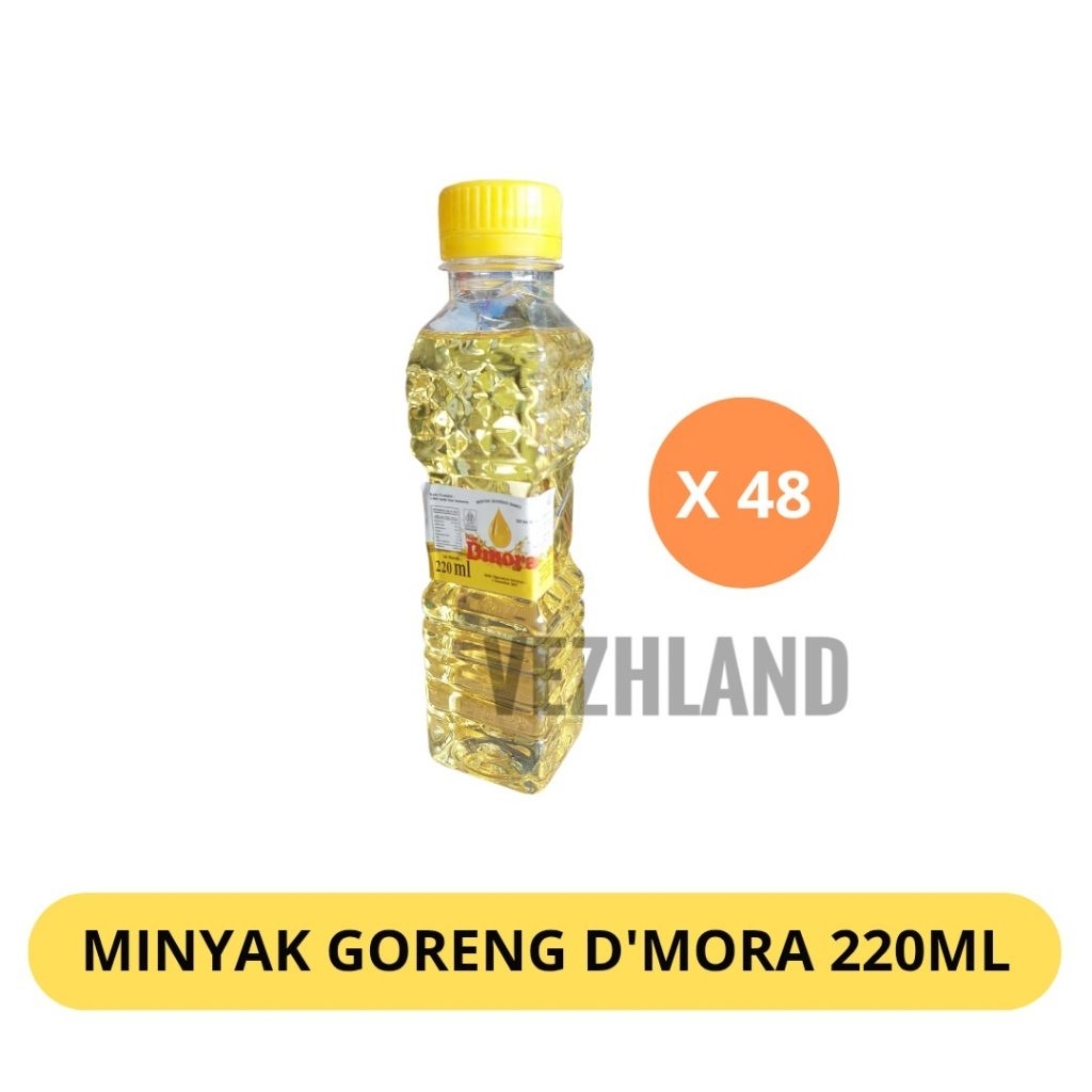 Minyak Goreng DMORA 220ml / 48botol ( Kemasan Botol ) ( Surabaya ) ( Grosir )