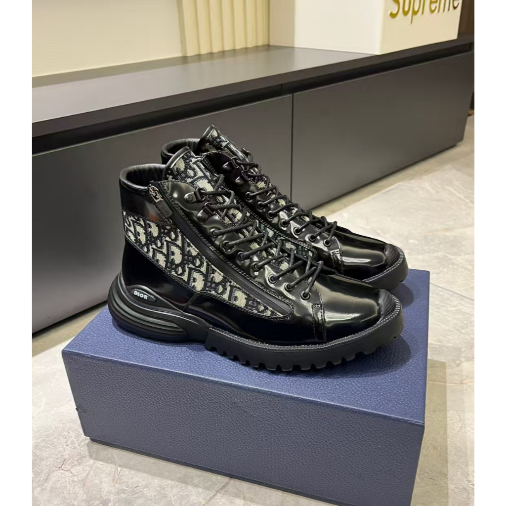 Sepatu kasual pria baru Dio*r Sepatu sepatu olahraga luar ruangan Sepatu berjalan kaki