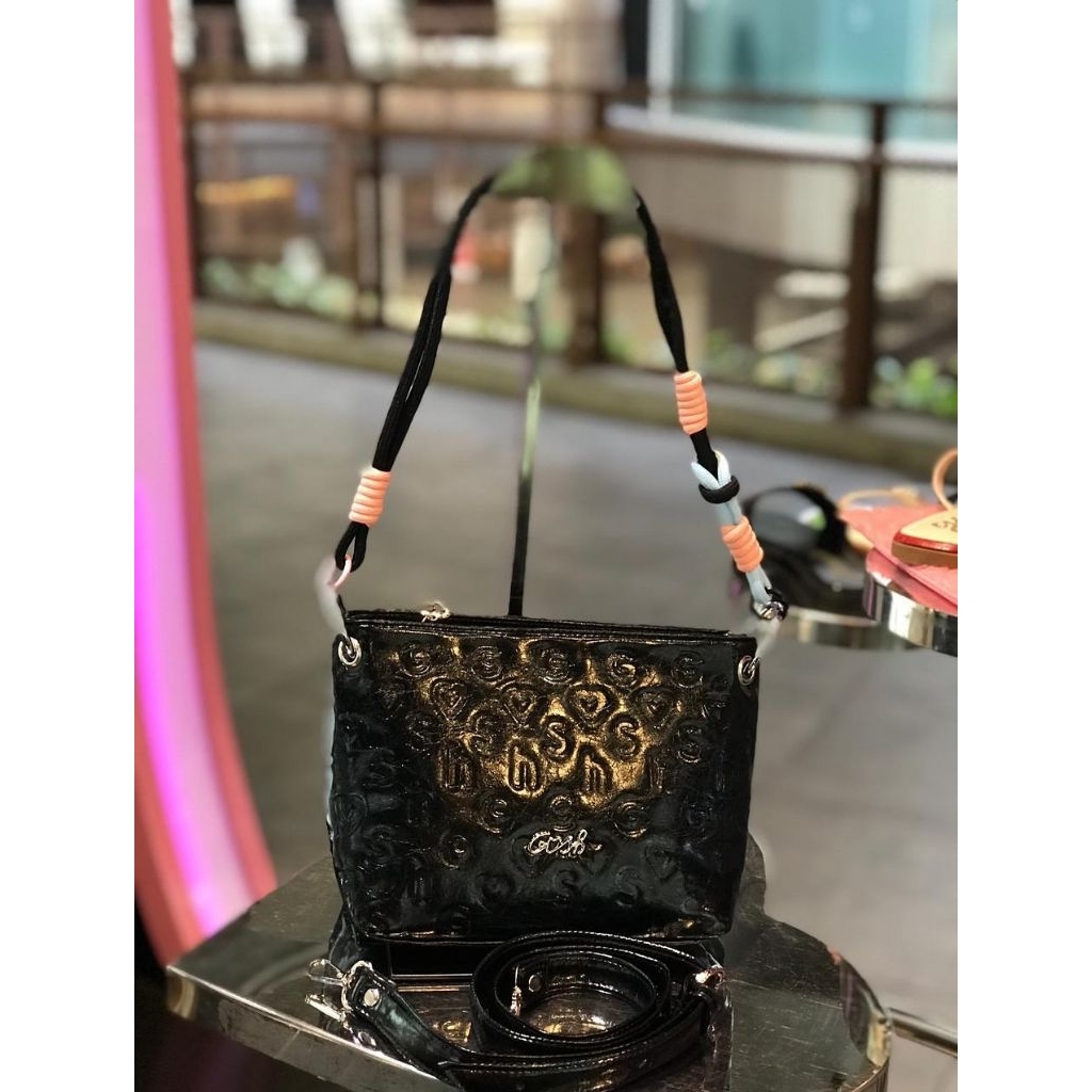 [Bisa COD] Ready Tas Gosh Original New art 267 538 Black