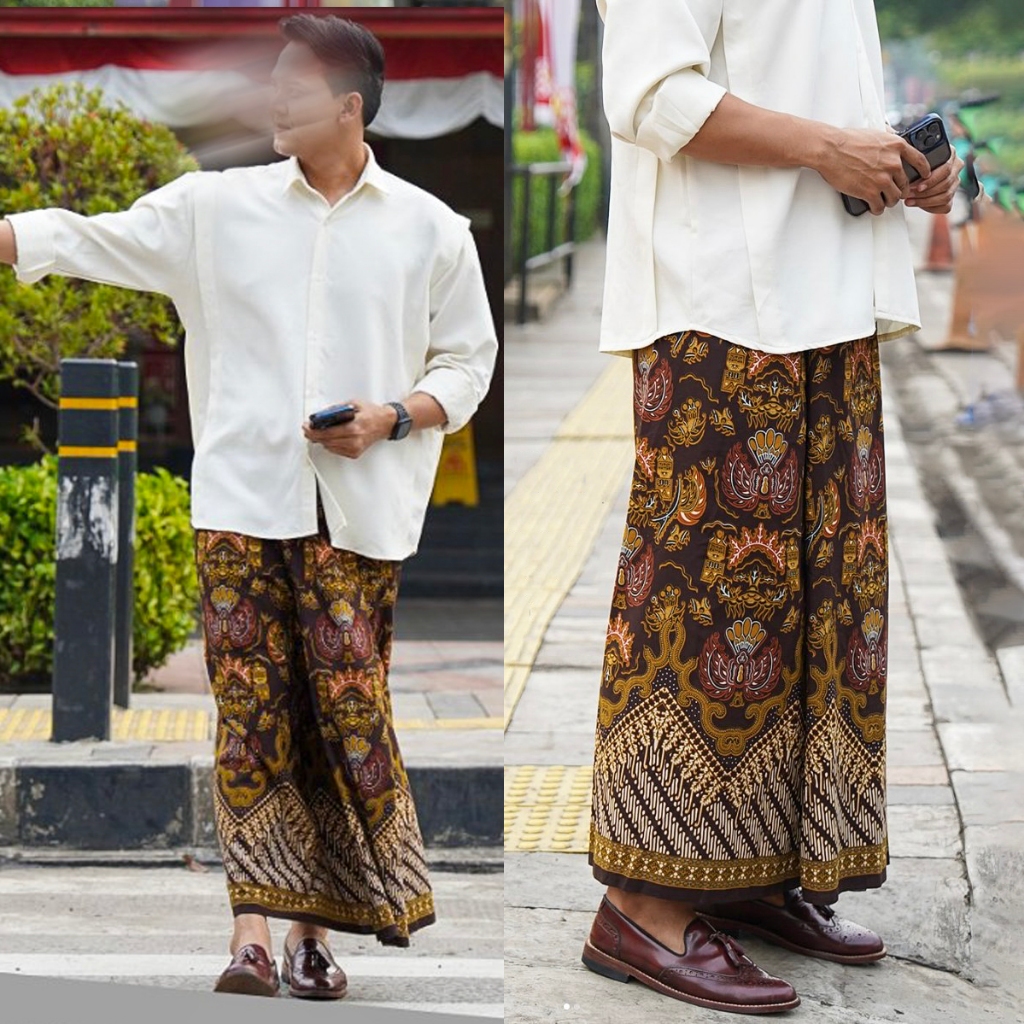 Gajah Duduk Batik Nusantara 100% ORIGINAL full motif sarung khas Indonesia Premium Grosir dan Eceran