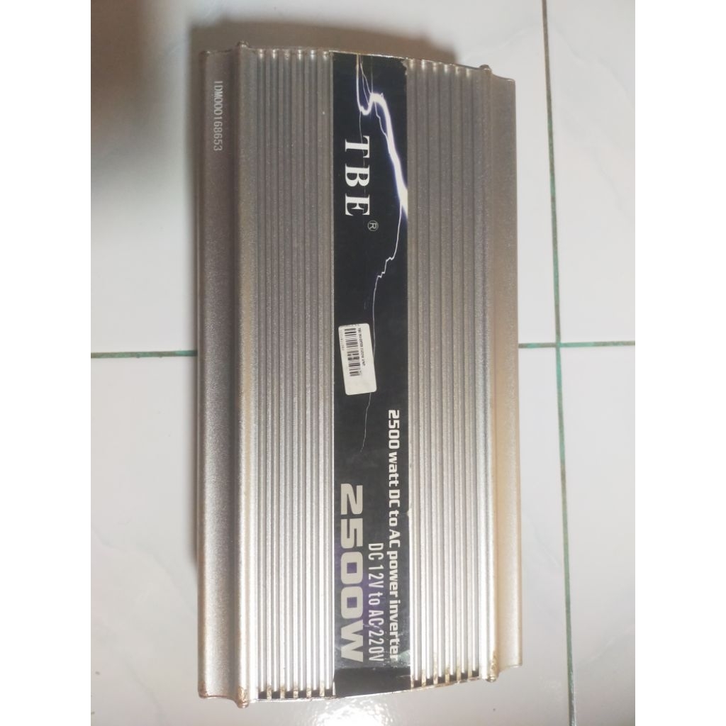 Power Inverter merk TBE Dc 12Volt, Ac 2500WATT