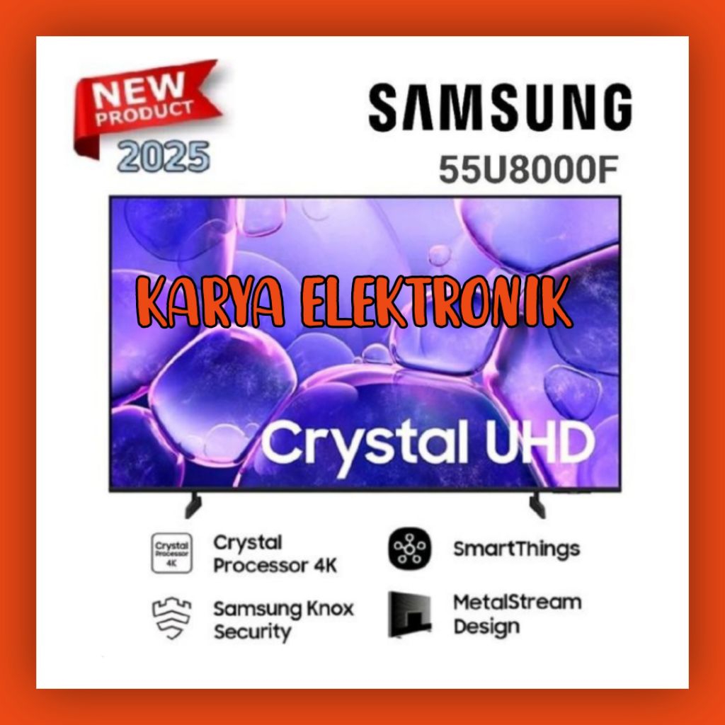 SMART TV SAMSUNG 55U8000F GARANSI 2 TAHUN