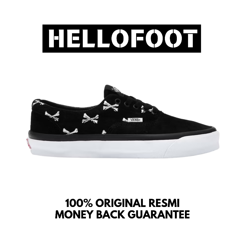 Sepatu Vans Era Vault OG WTAPS Bones Black [100% Original Resmi]