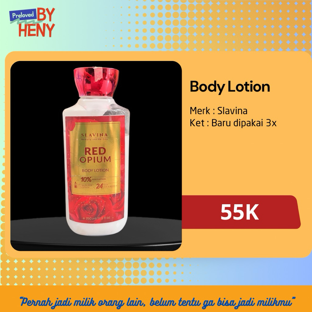 P L Body Lotion Slavina
