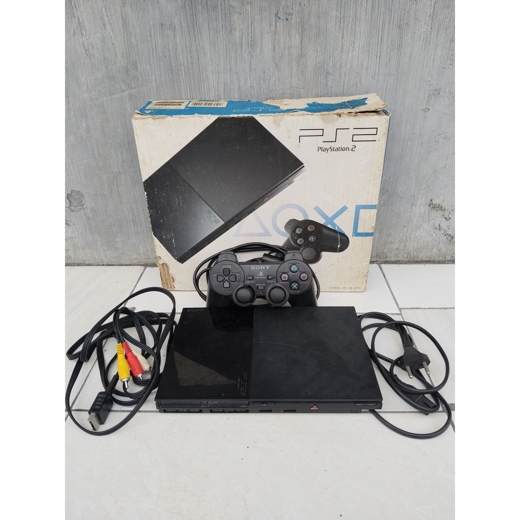 PS 2 slim kaset lengkap second playstation