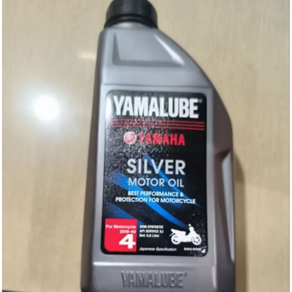 oli, oli yamalube silver bebek 4 tak 20w/40 asli/original YGP