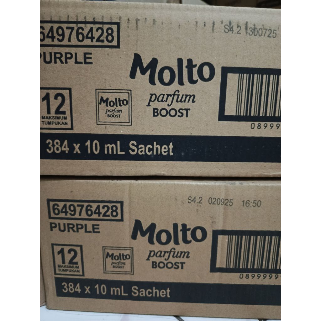 MOLTO SACHET 500AN 1 DUS (384PCS X 10ML)
