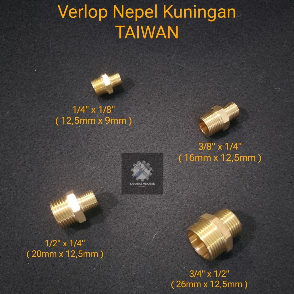 Verlop Nepel Drat Luar TAIWAN Dobel Nepel Kuningan Vlog Over Oper Drat Luar