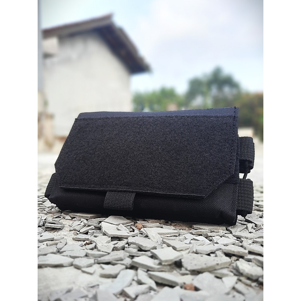 Sarung Hp Tactical doubel Polos/Sarung Hp Tni Polri Polos