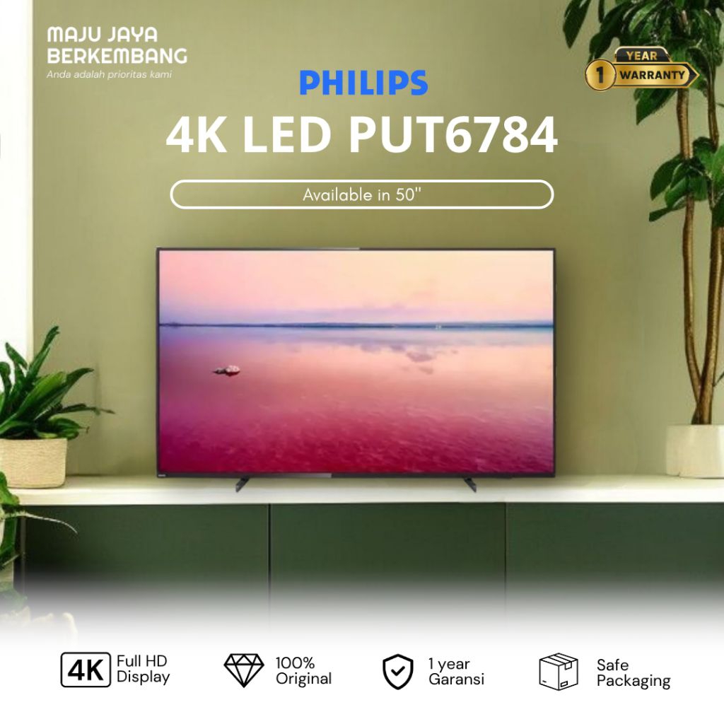 PHILIPS 50PUT6784 4K SMART TV AMBILIGHT 50PUT6784/70 50 inch