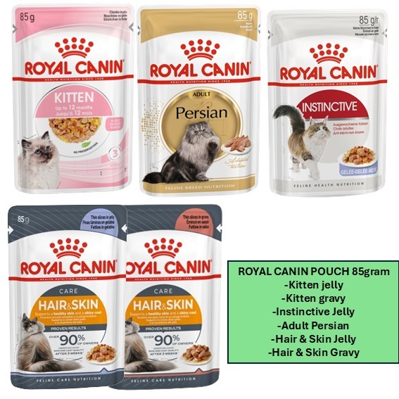 ROYAL CANIN / MAKANAN KUCING / CAT FOOD / PET FOOD ( ROYAL CANIN POUCH )