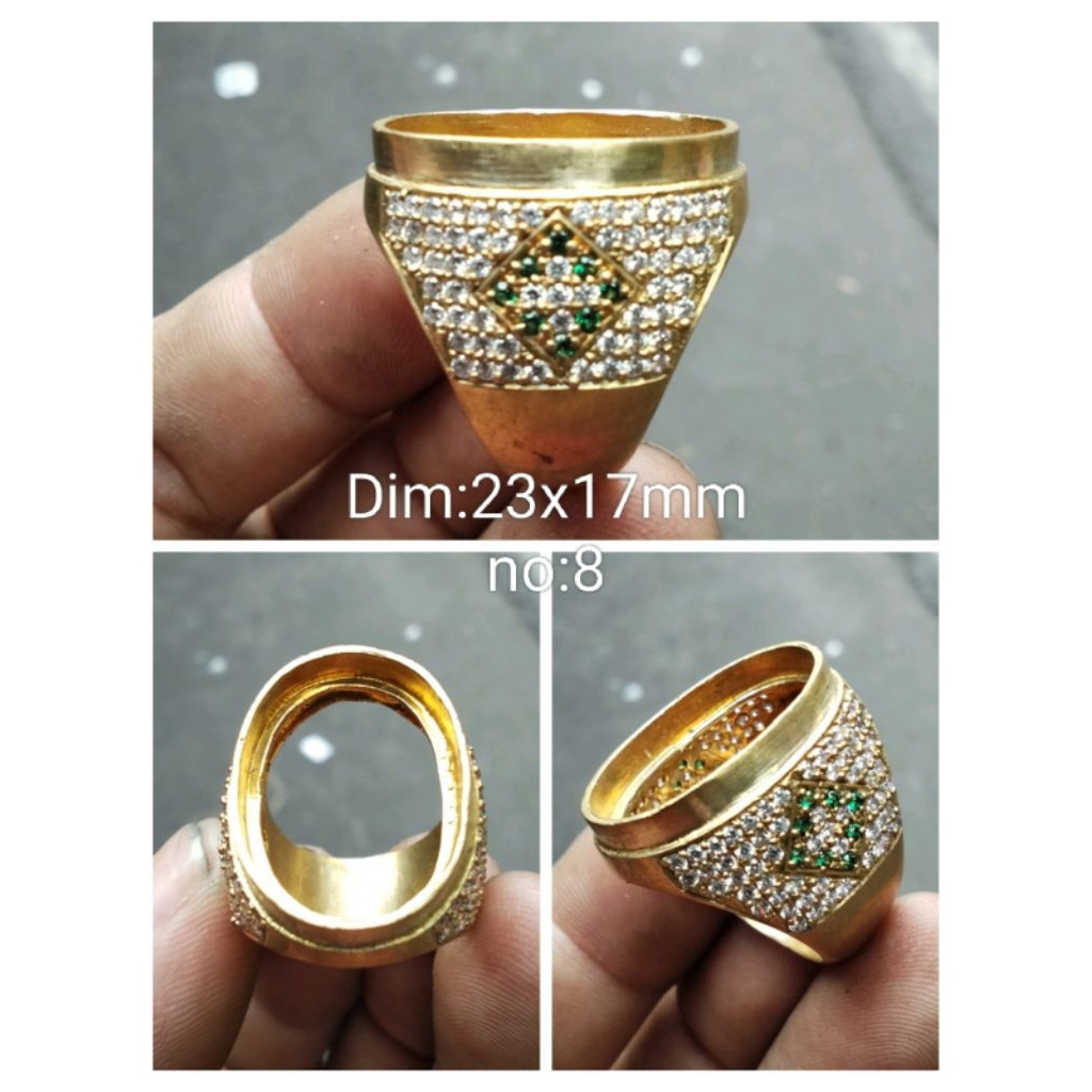 Cincin Rangka Emban Kuningan sari(Kunsar) top Real Quality