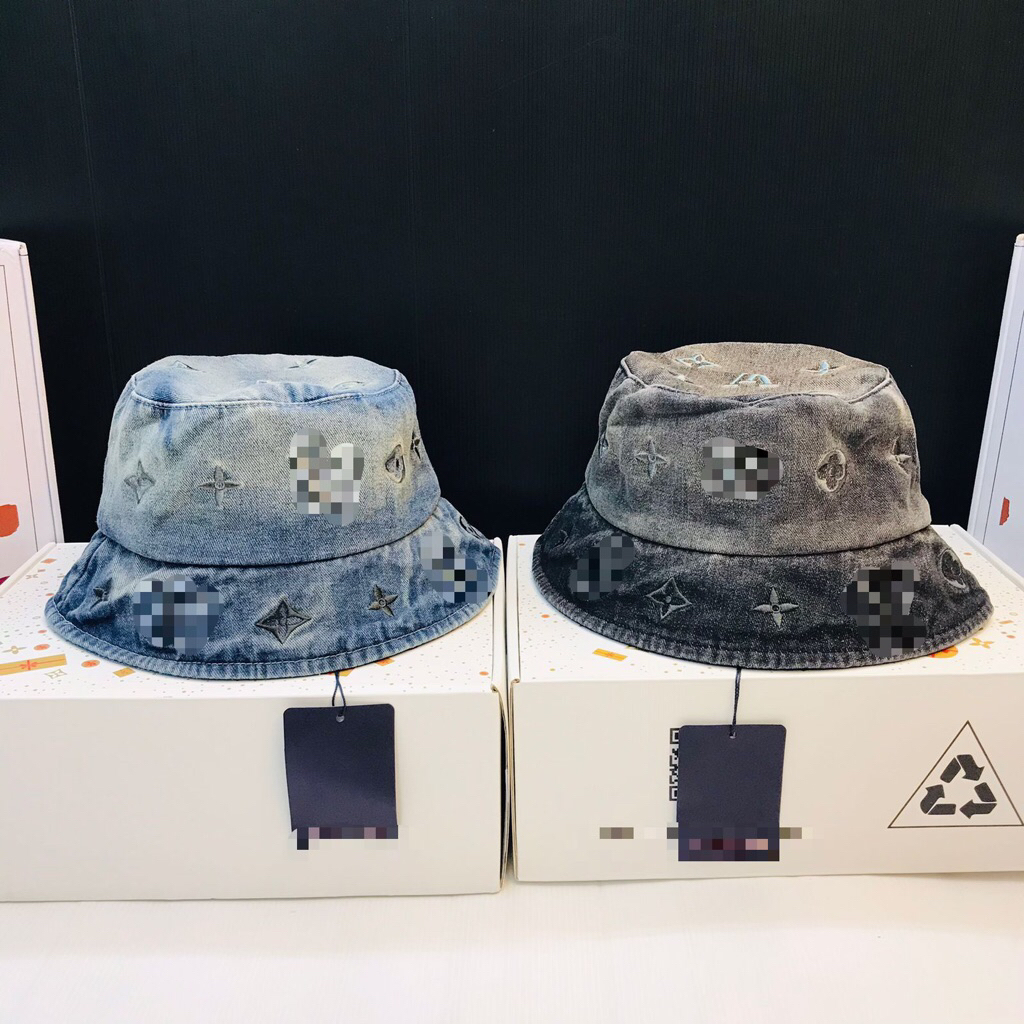 Topi Denim Bucket