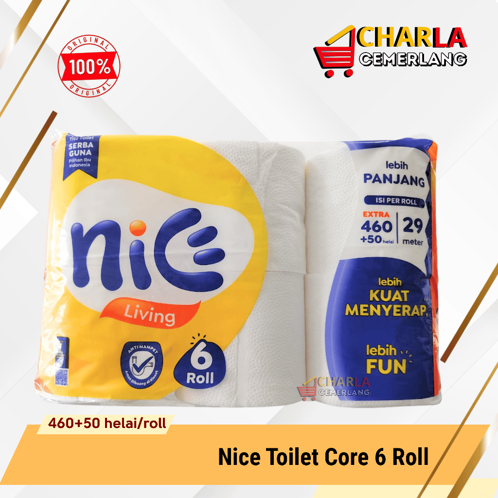 Tissue Toilet Nice Tissue Toilet Roll isi 6 roll