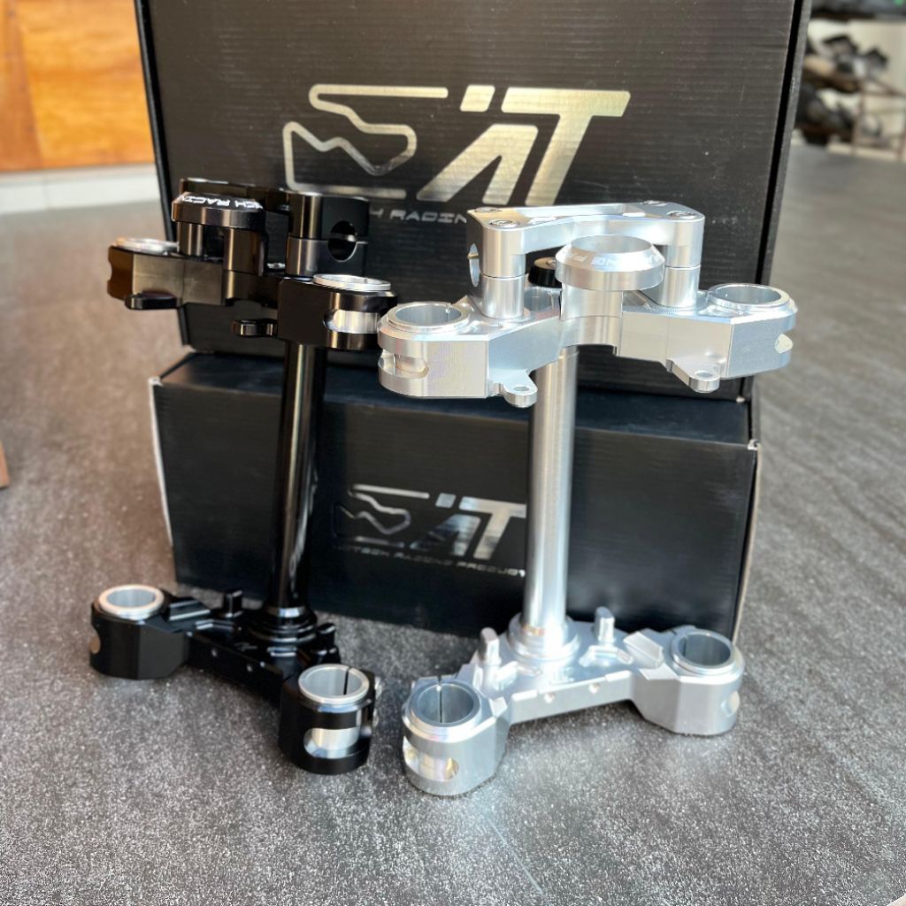 SEGITIGA AITECH RX KING SILVER & HITAM FULL CNC SEGITIGA ATAS BAWAH AITECH RX KING