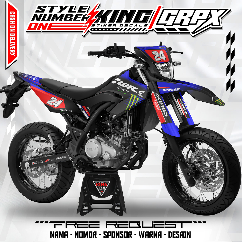 Decal Wr /  Stiker Yamaha Wr 155 Superglossy Premium - Decal Custom Yamaha Wr 155