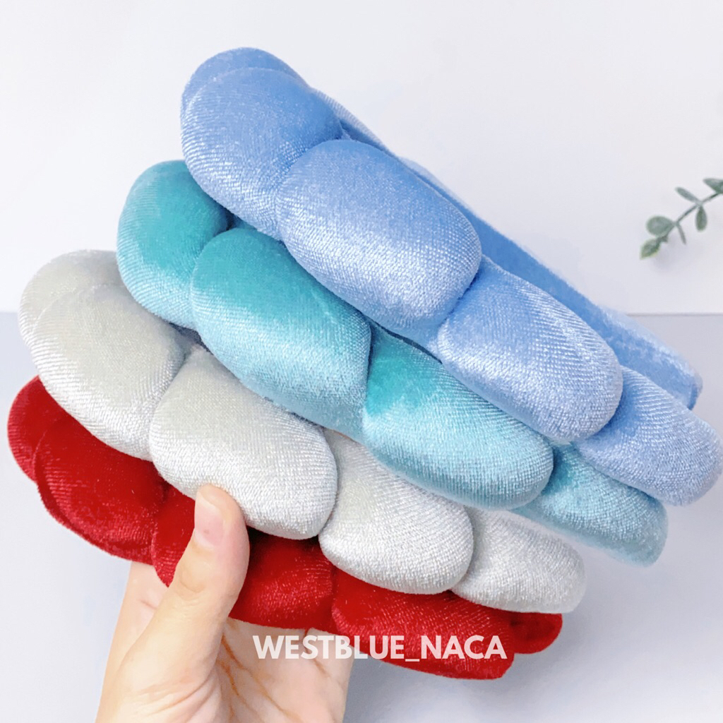 Bando Puffy Korea Premium Dewasa Anak | Bando Cewek Lucu Anti Patah | Bando Korea Kekinian