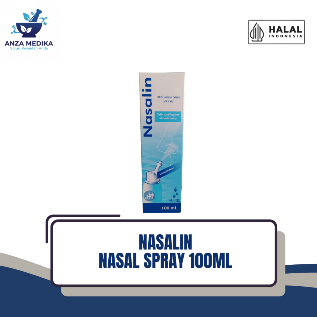 NASALIN SPRAY - Semprotan Hidung Isotonik untuk Membersihkan, Melegakan, dan Jaga Kesehatan Hidung