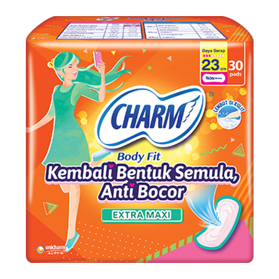 Charm Body Fit Non Wing 23cm Isi 30 Pads