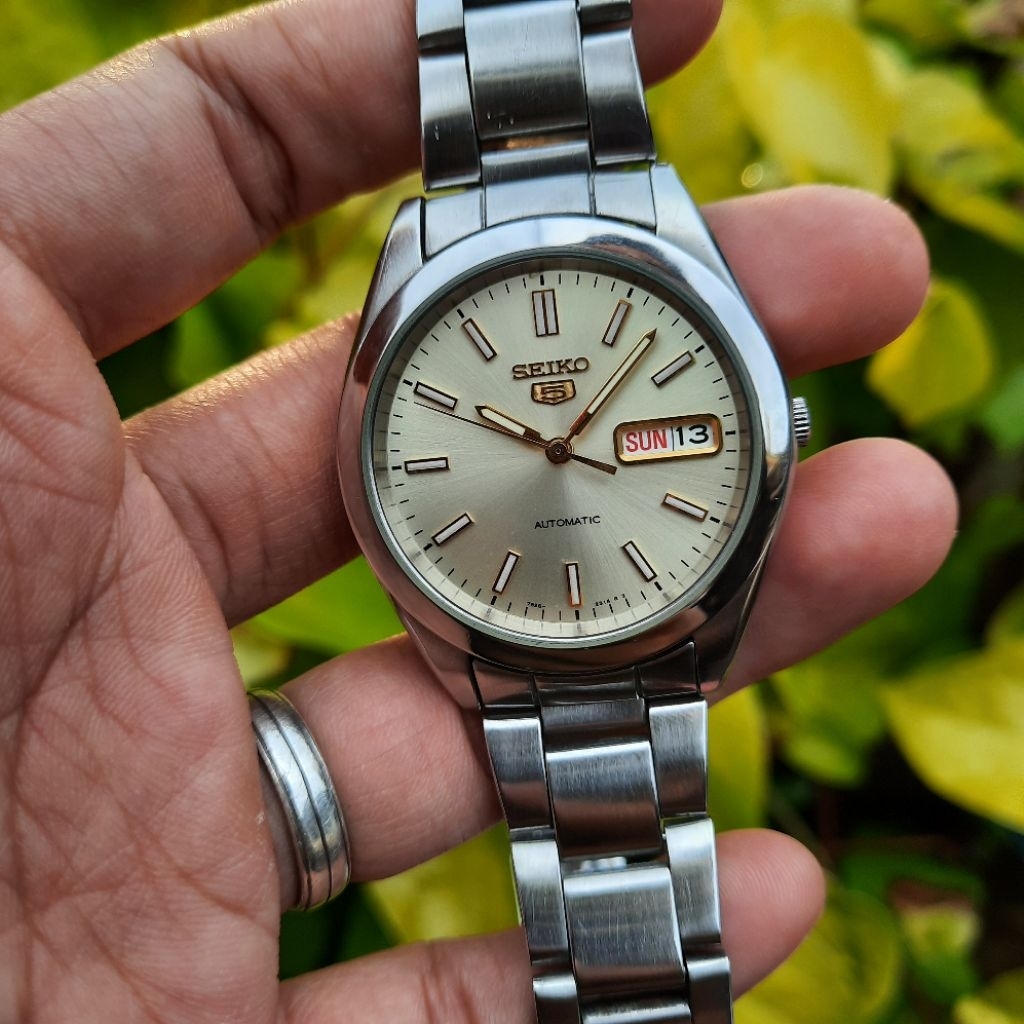 RARE  Seiko 5 Automatic SNX995K Lemon Dial Sunbrust SNX995 7S26-0420