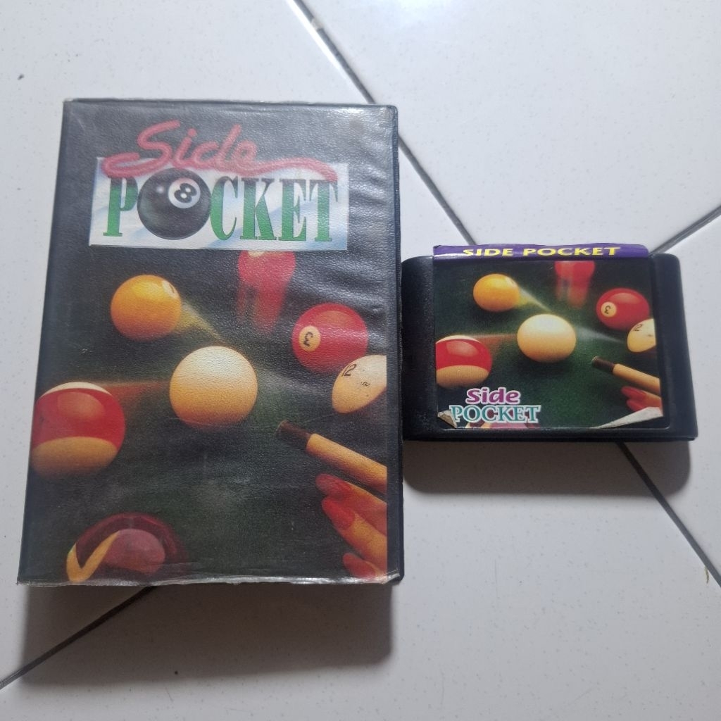 Kaset Sega Side Pocket Dengan Box Second