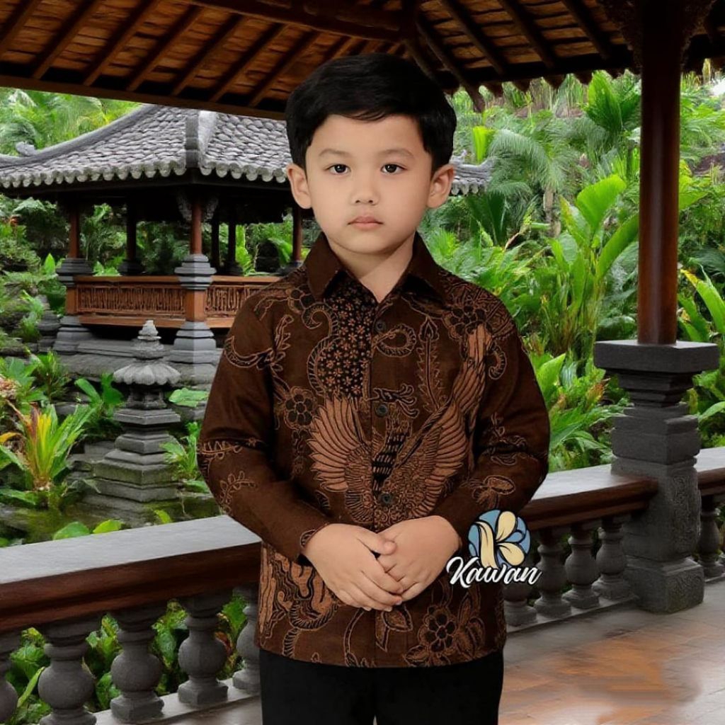 KEMEJA BATIK ANAK DAN HEM BATIK ANAK UMUR 3 SAMPAI 12 TAHUN Baju batik anak laki-laki  baju batik pr