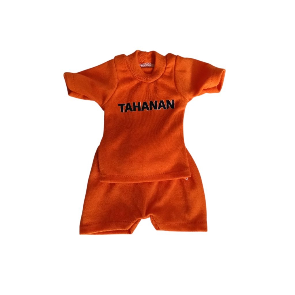 baju hewan monyet peliharaan model seragam tahanan