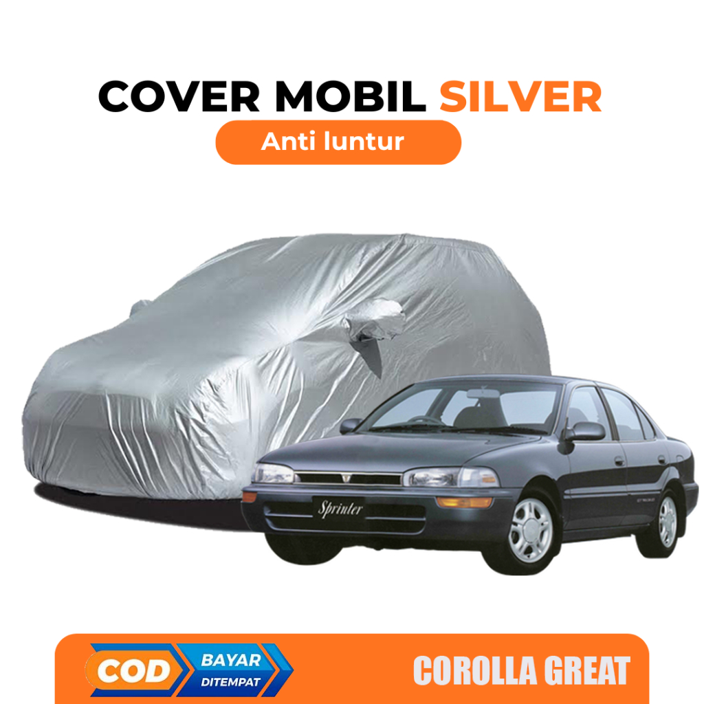 Body Cover Mobil Corolla Great Sarung Mobil Corolla/corolla great/Corolla dx/corolla twincam/sedan