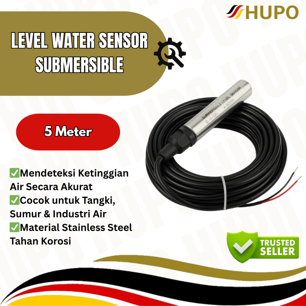 Sensor Level Air Submersible Stainless Steel (Water Level Transmitter)