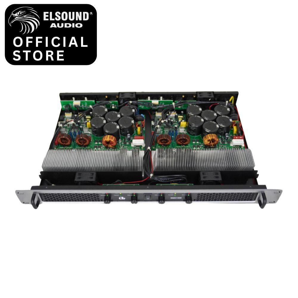 Power Amplifier Elsound Class D - 4 Channel Daya 500 Watt PWR DAB41000