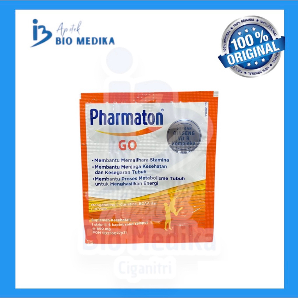 PHARMATON GO ISI 6 TABLET - MULTIVITAMIN