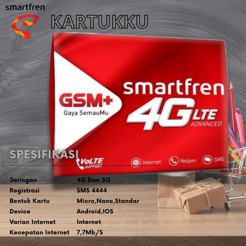 Kartu Perdana Smartfren Reguler | Kartu Sim Smartfren