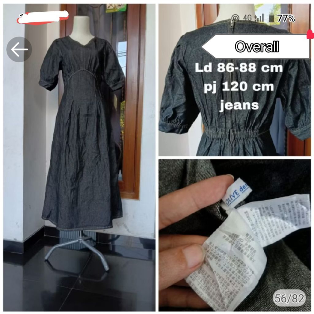 Overall Jeans/Dress Denim/Dress Jeans