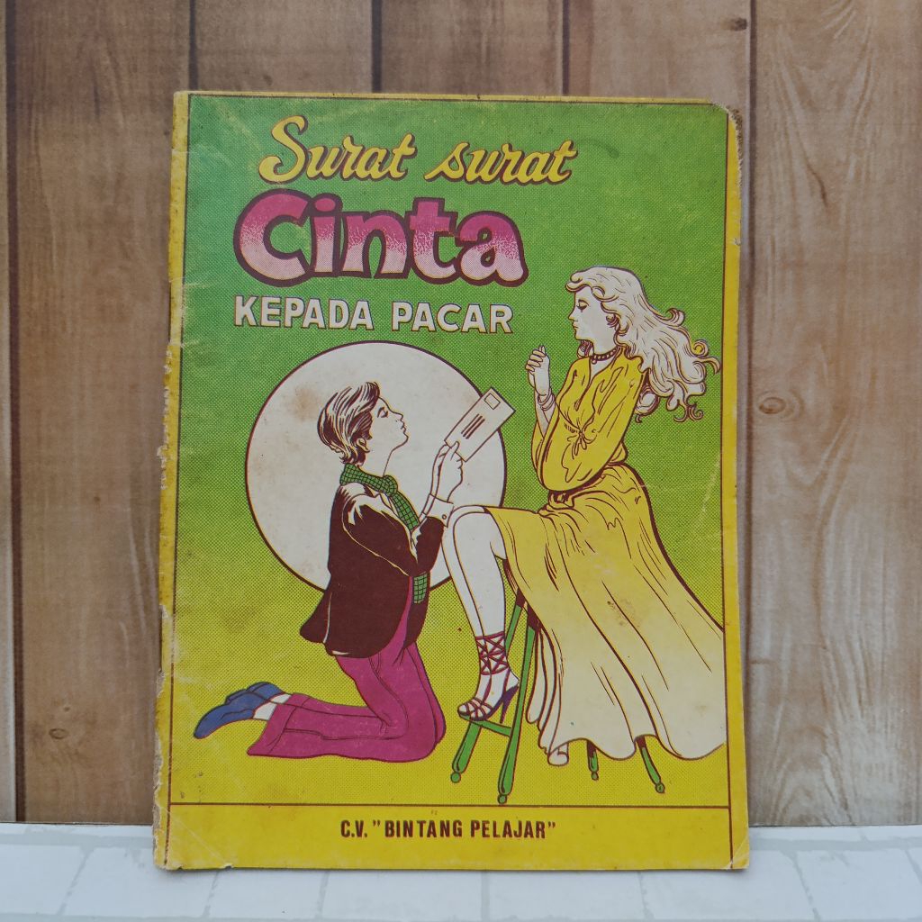 buku lawas buku memori kumpulan surat surat cinta kepada pacar jaman dulu