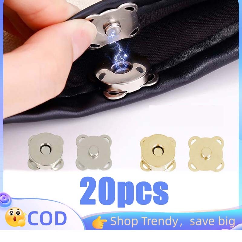 10 Pair Kancing Magnet Tas Kancing Maghnet Kancing Magnet Tas Jahit Magnet Untuk Tas