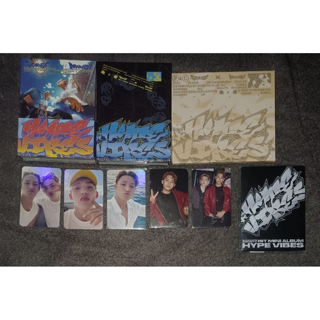 [READY STOCK] S.COUPS X MINGYU SEVENTEEN CXM 1st Mini Album HYPE VIBES SEALED POB YES24 COMPACT UNSE