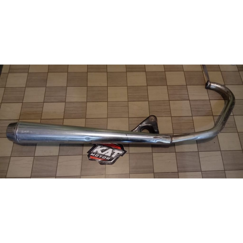 Knalpot GL 100, GL 125. plus brecket. ori copotan