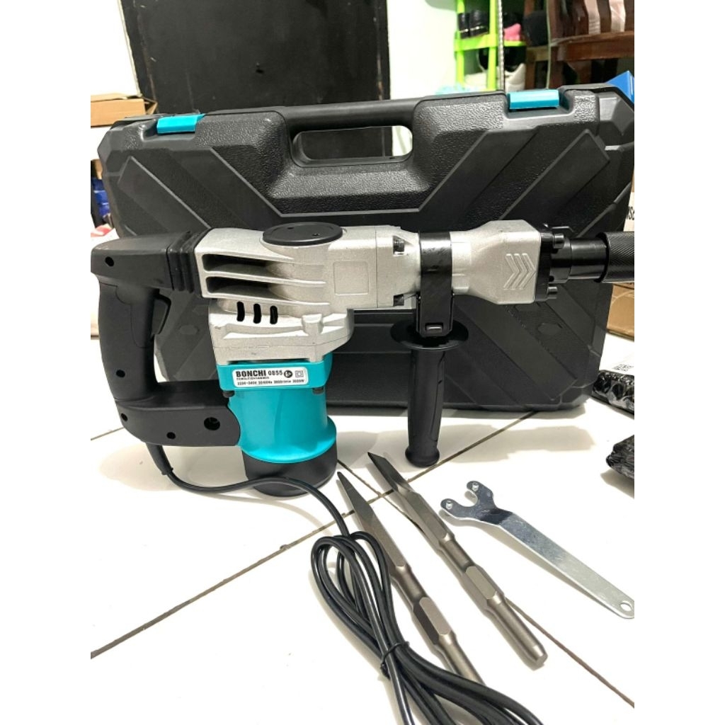 Mesin Bor Bobok Beton Jack Hammer Demolition BONCHI 0855 Demolition Hammer Drill Mesin Bobok