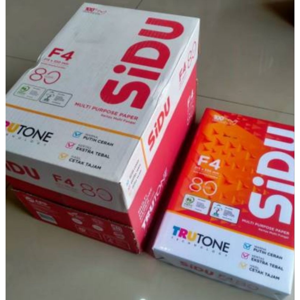 KERTAS F4 SIDU 80GRAM