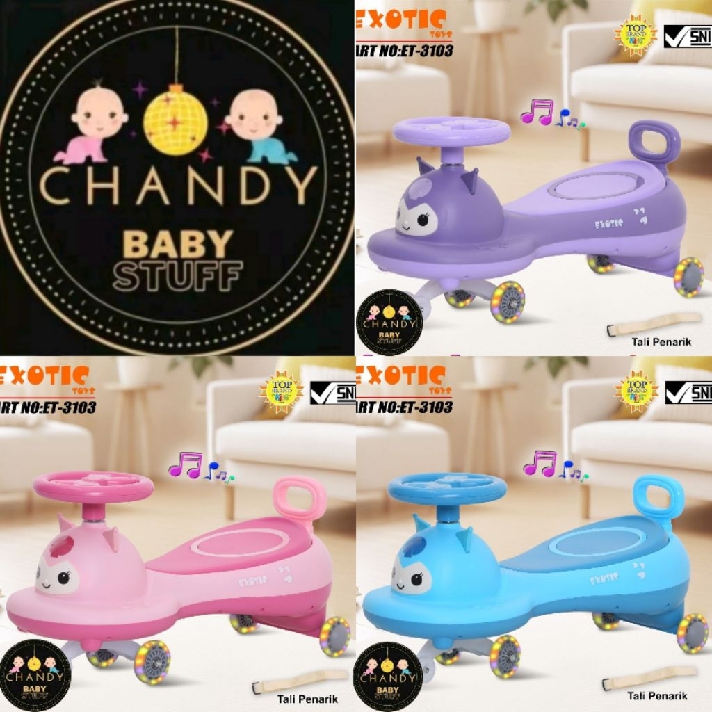 SWING CAR ET-3103 EXOTIC RIDE ON TOYS